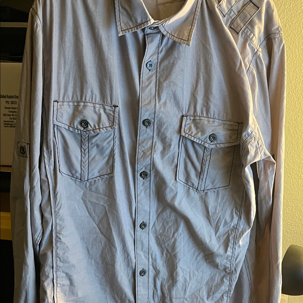 Preowned Various Artists Button Up Long Sleeve Size Xl Men’s.